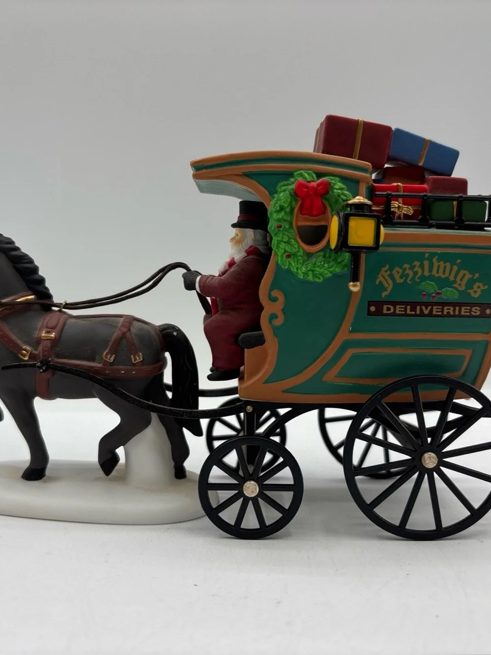Dept 56 1996 Vintage HVC Christmas Carol Revisited Fezziwig Delivery Wagon 58400